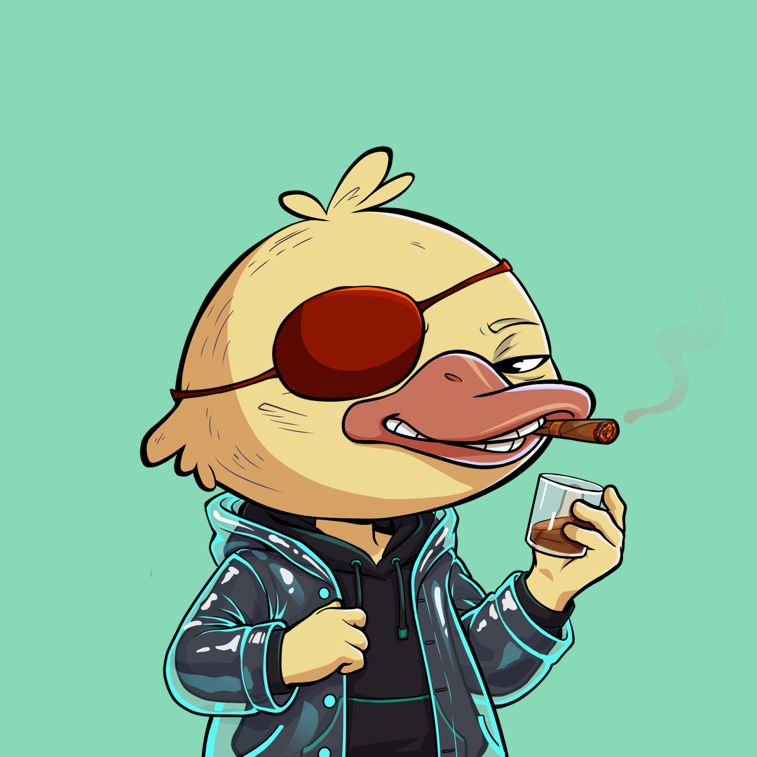 Quack Heads #1296 NFT artwork