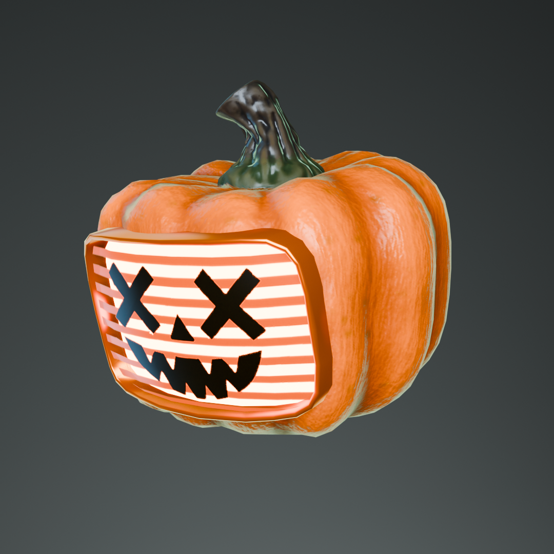 Steve's Pumpkin NFT artwork