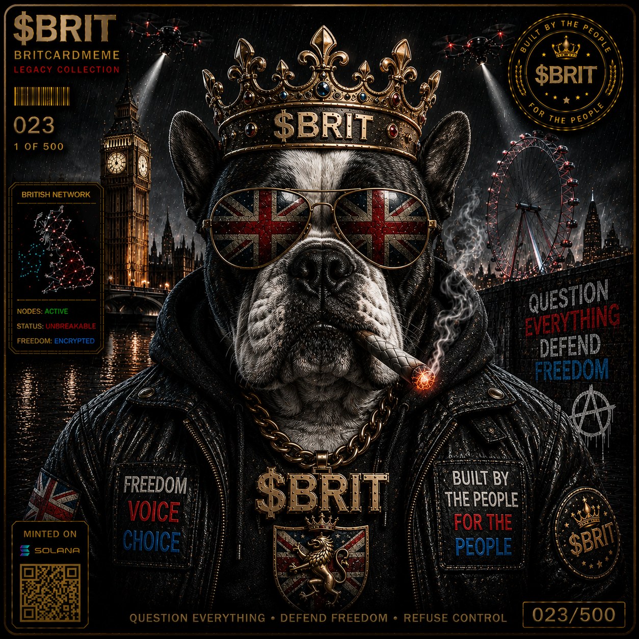 BritCard #23 NFT artwork