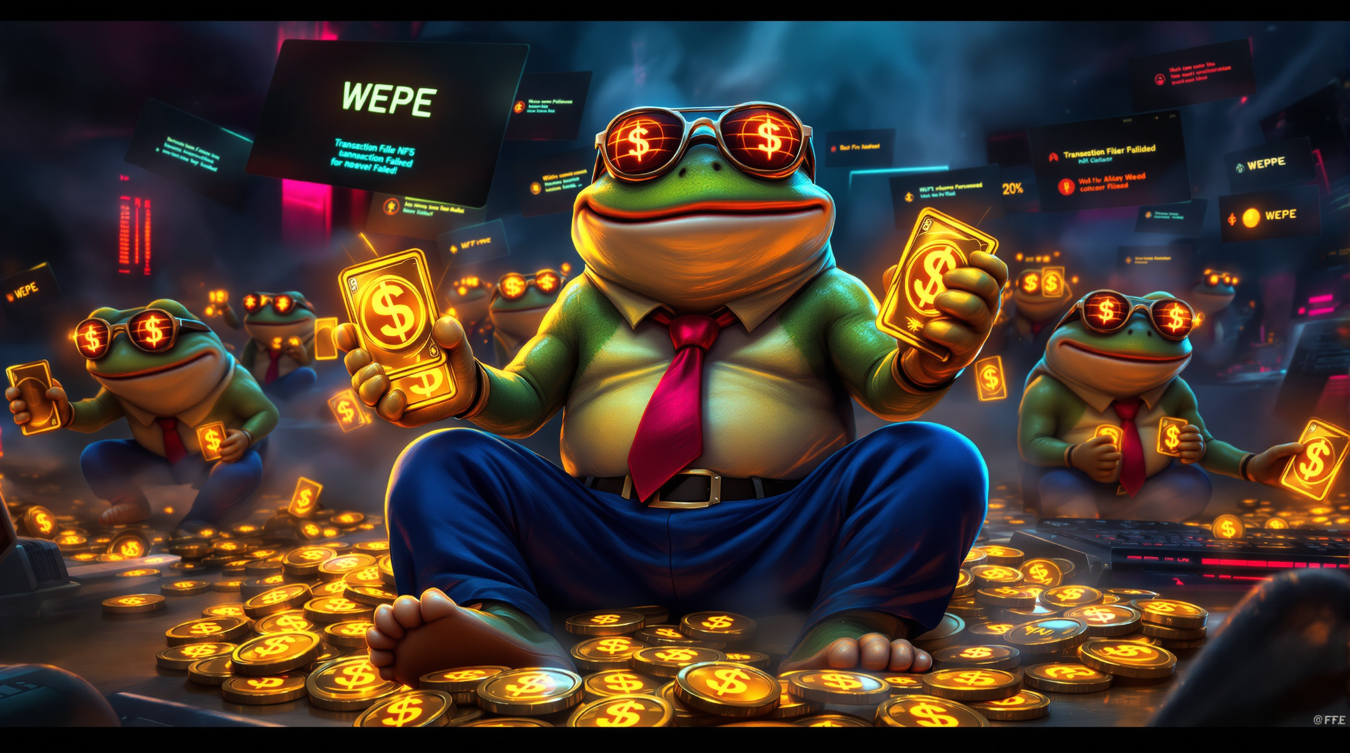 WEPE Army Battlefield NFT artwork