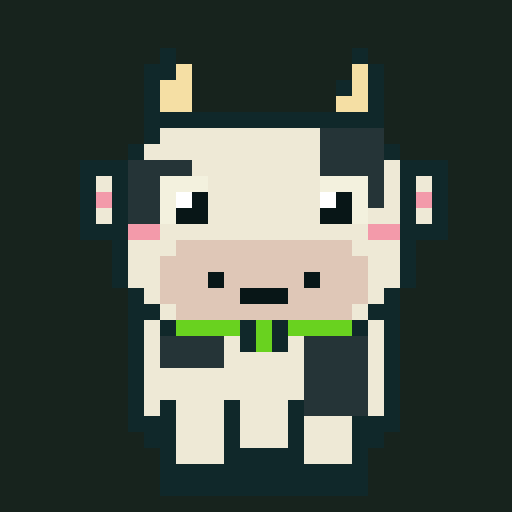 Pixel Cow #001: Genesis Moo