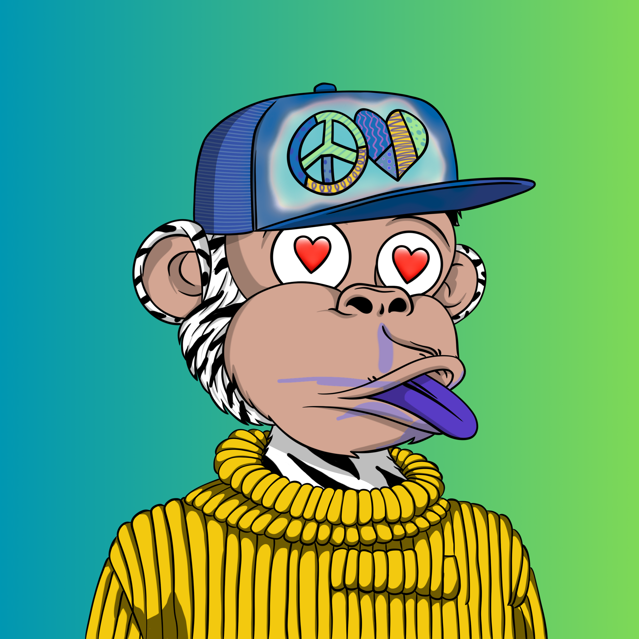ChimpX SuperChimps #142 NFT artwork