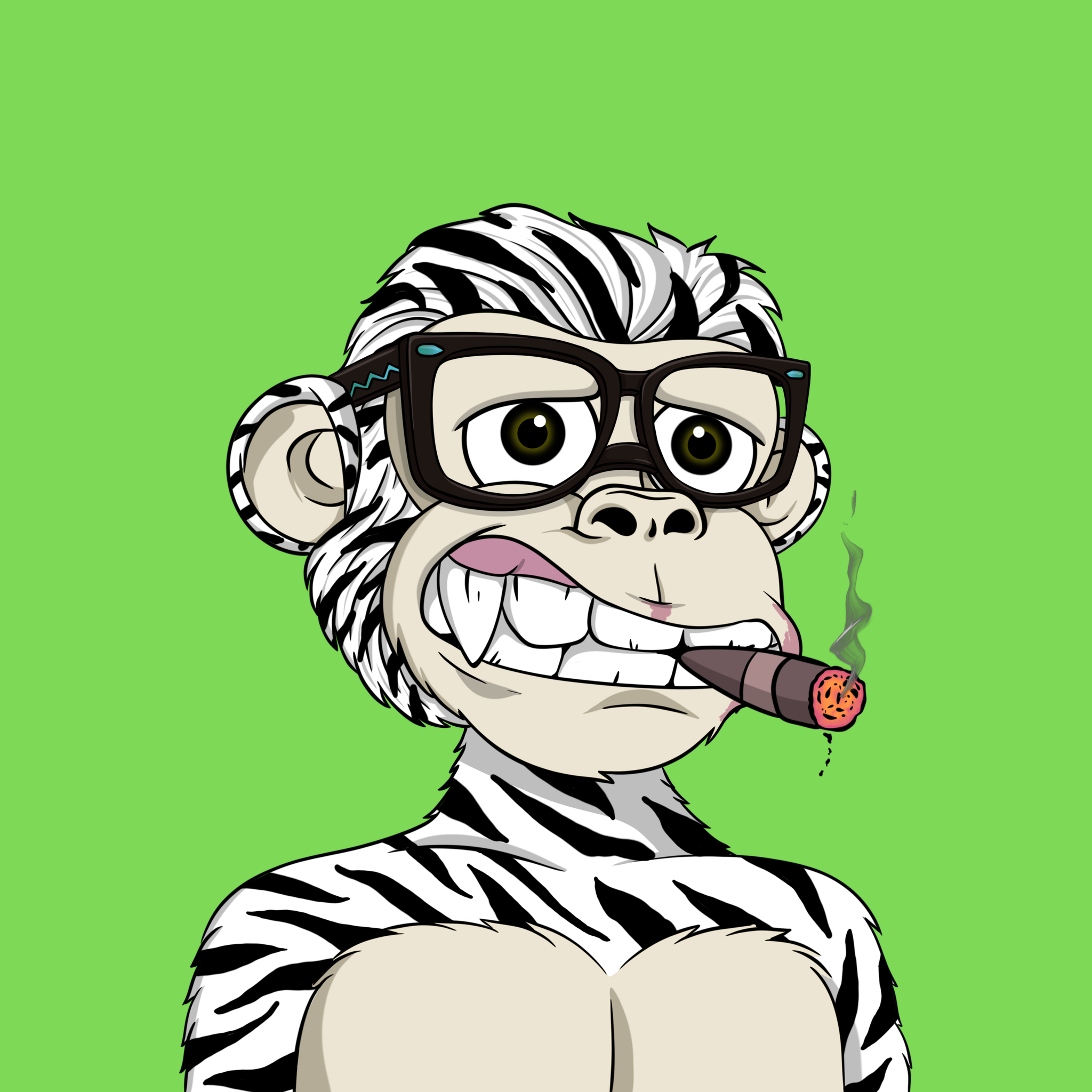 ChimpX SuperChimps #1203 NFT artwork
