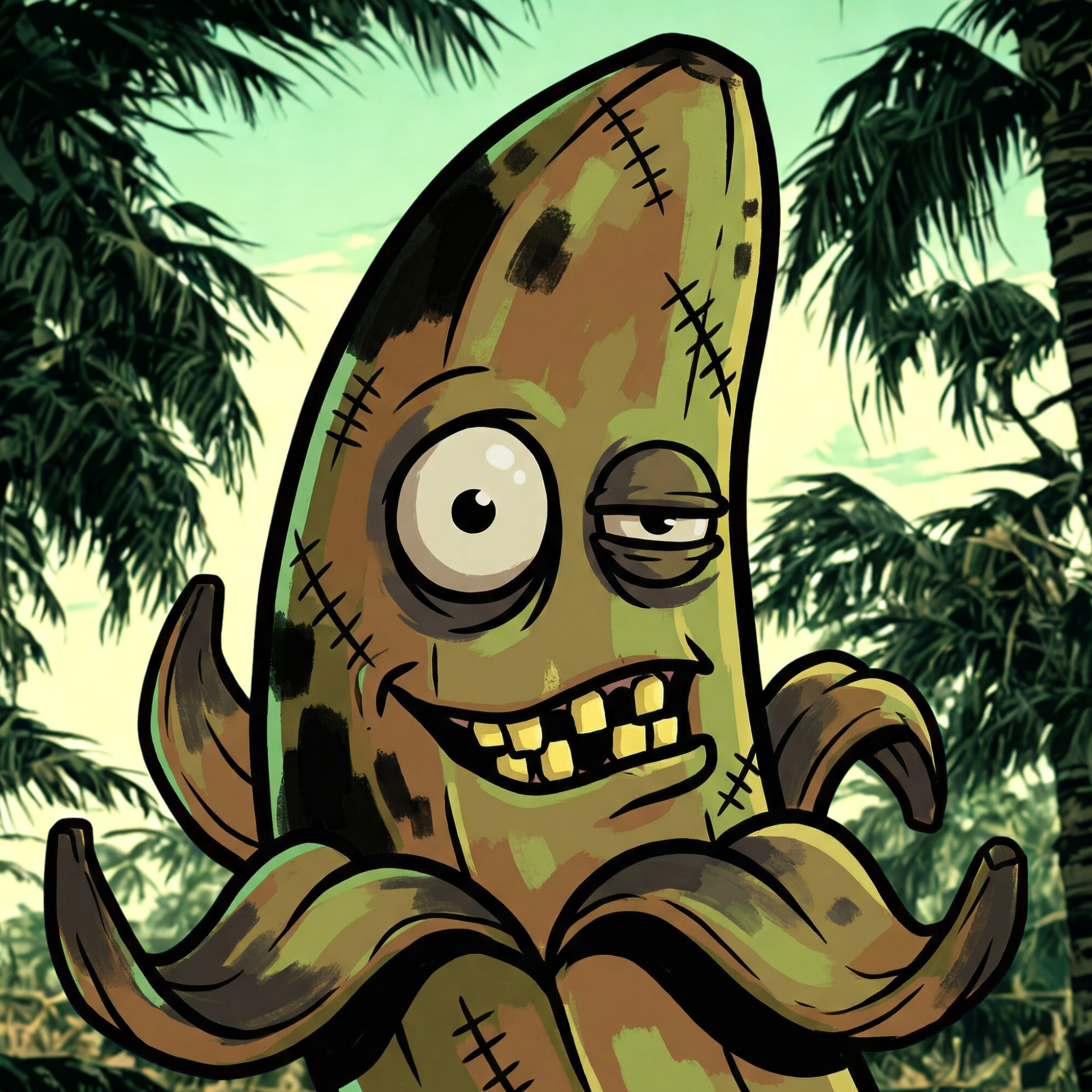 Animal Banana Punks #6 NFT artwork