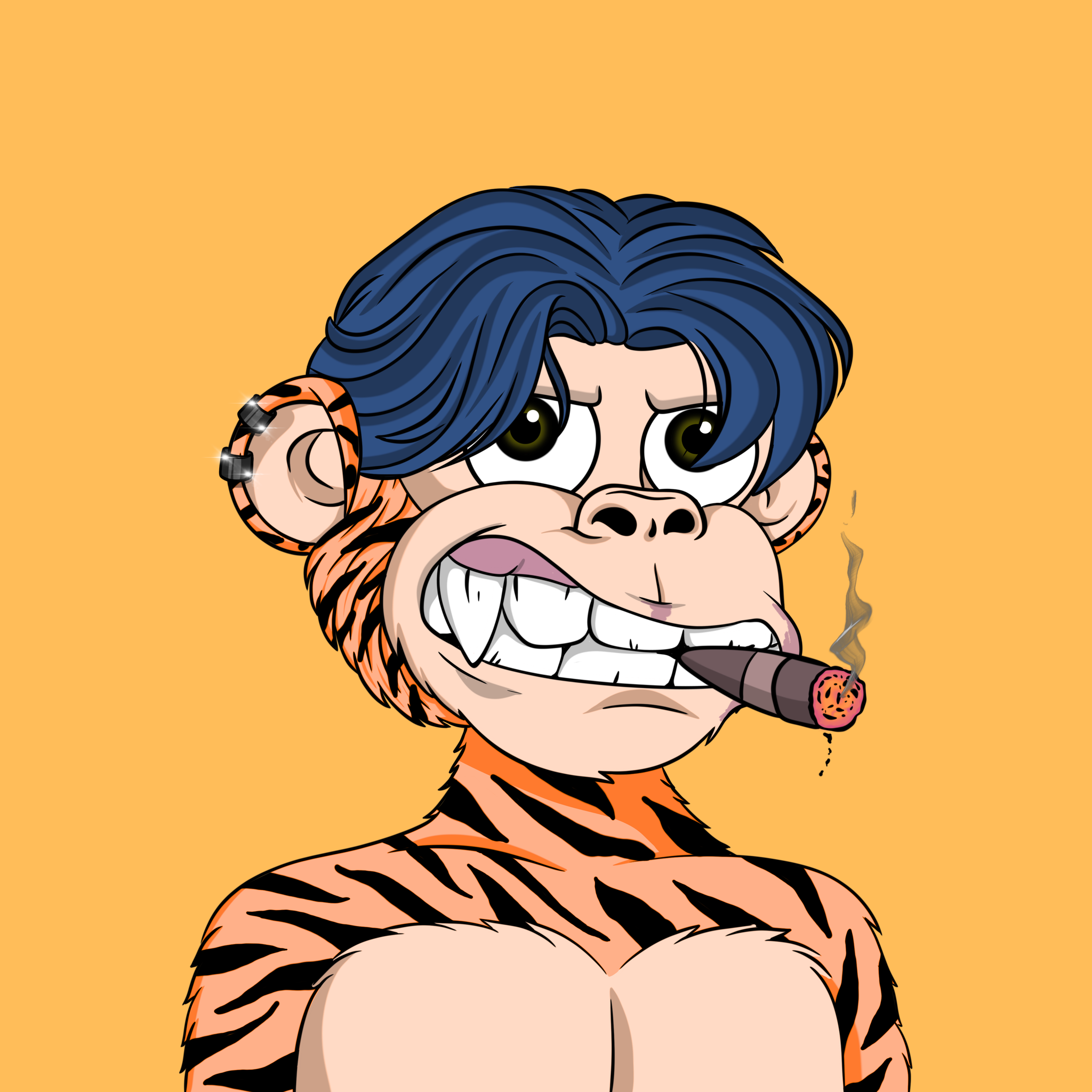 ChimpX SuperChimps #1222 NFT artwork