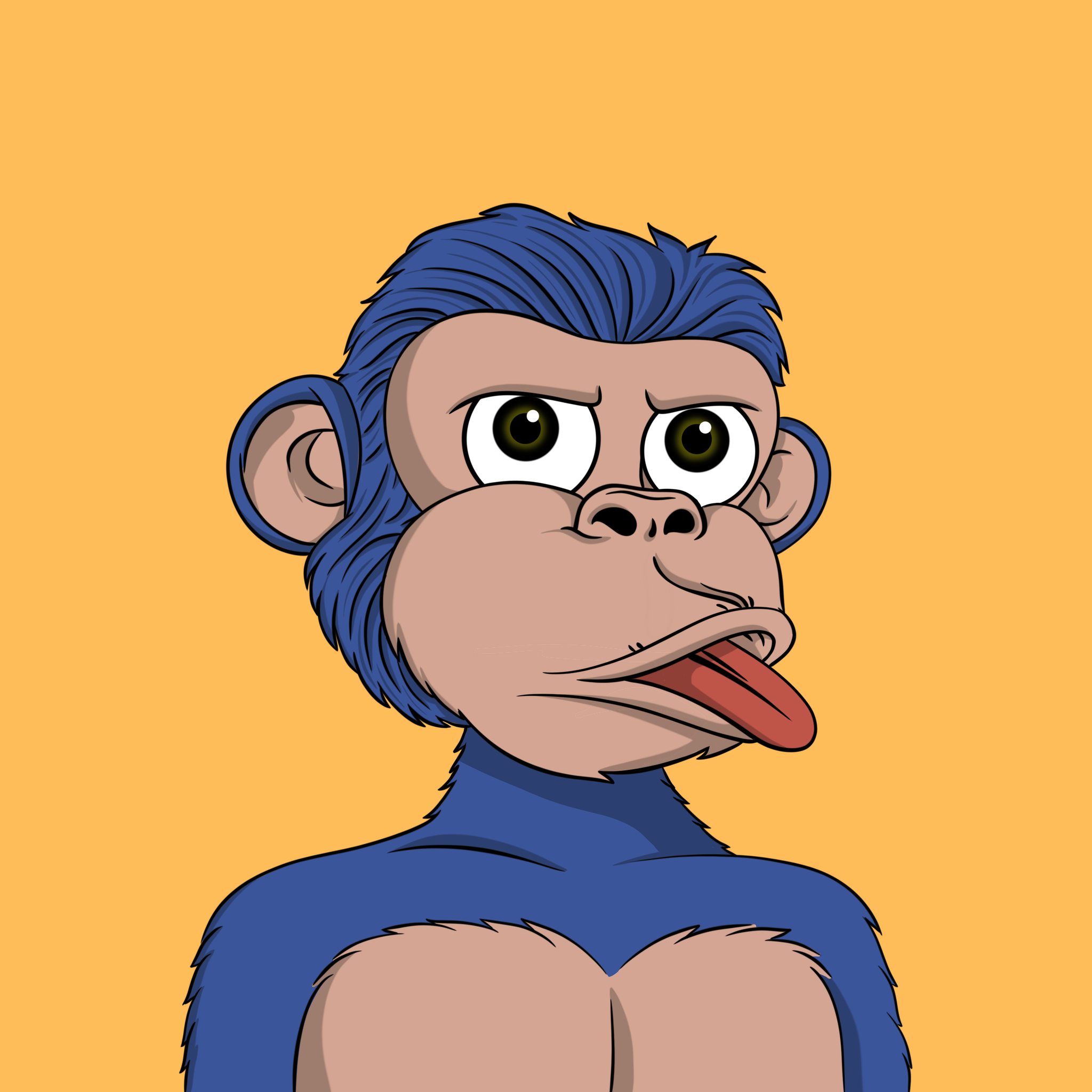 ChimpX SuperChimps #1136 NFT artwork