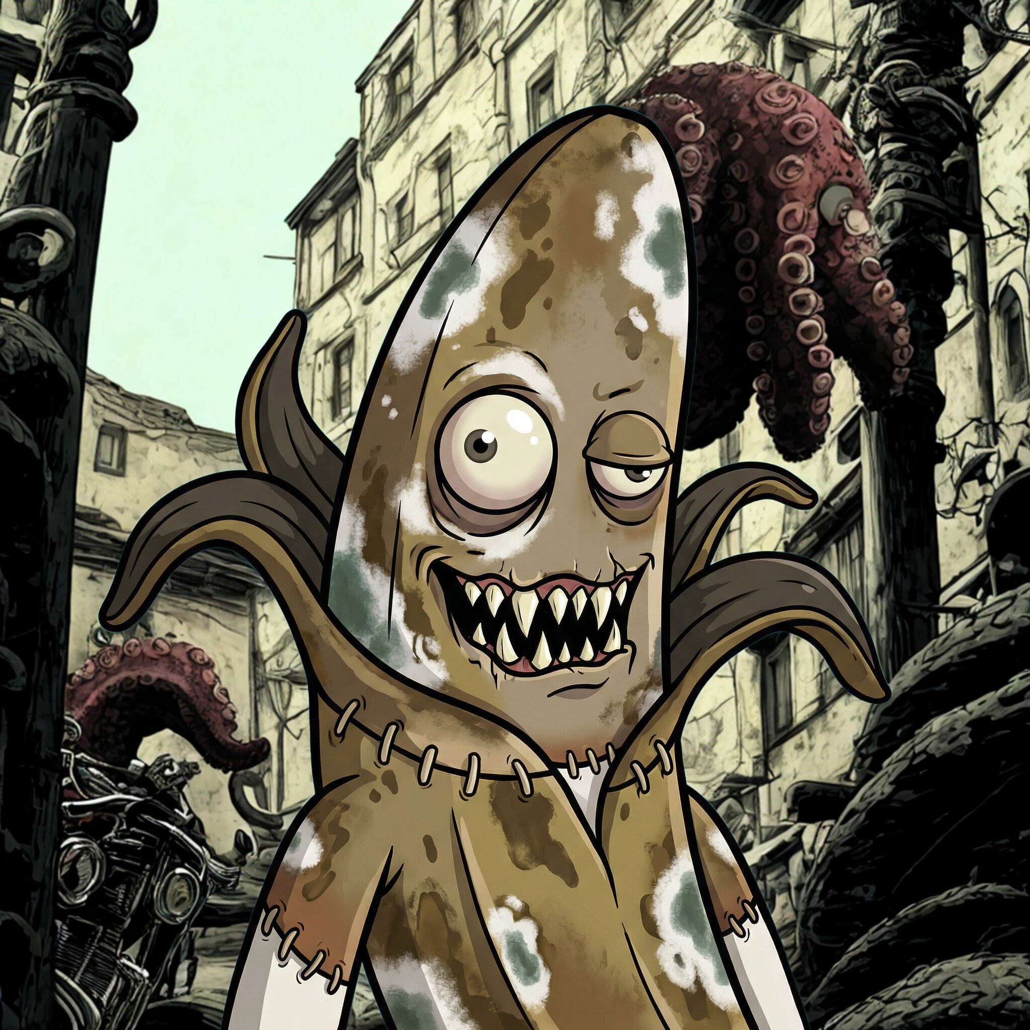 Animal Banana Punks #25 NFT artwork