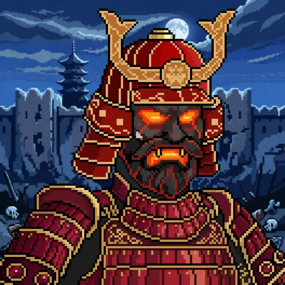 Samurai #1158 NFT artwork