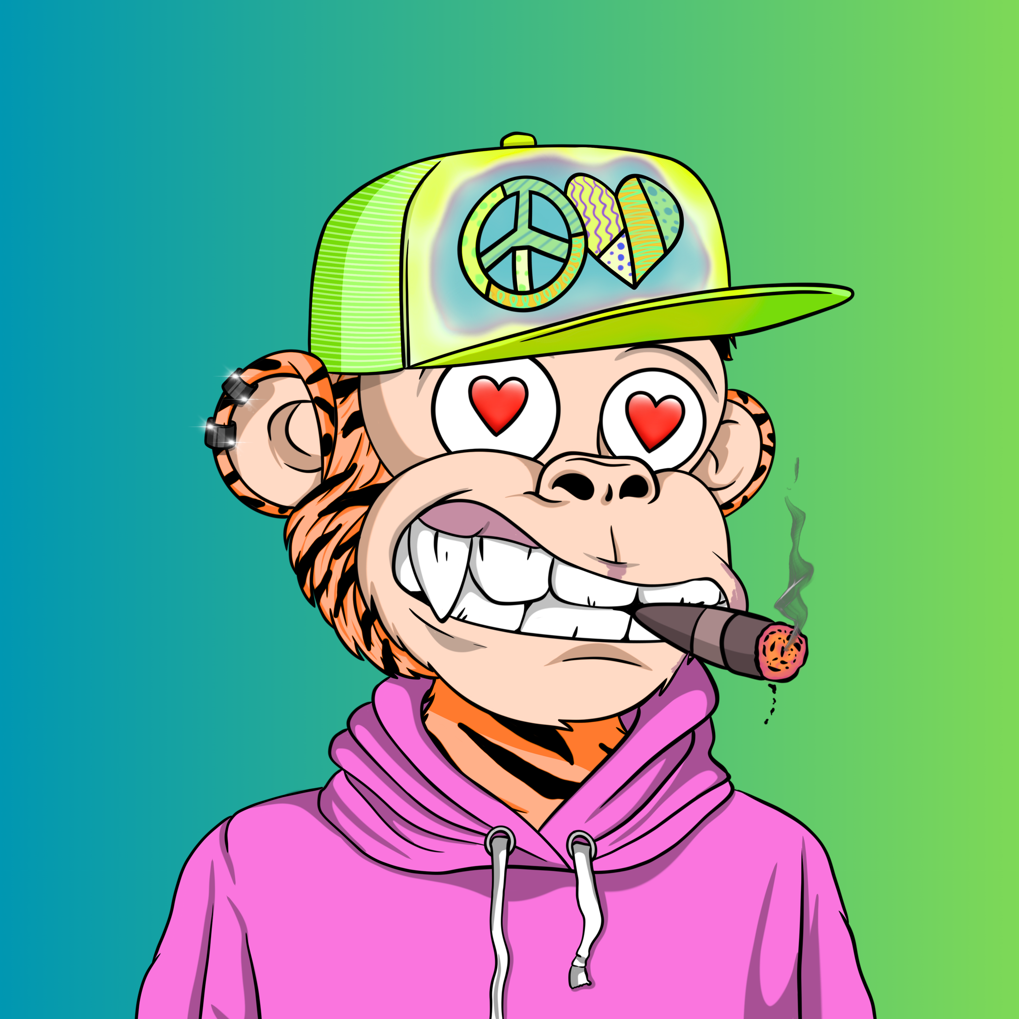 ChimpX SuperChimps #1056 NFT artwork