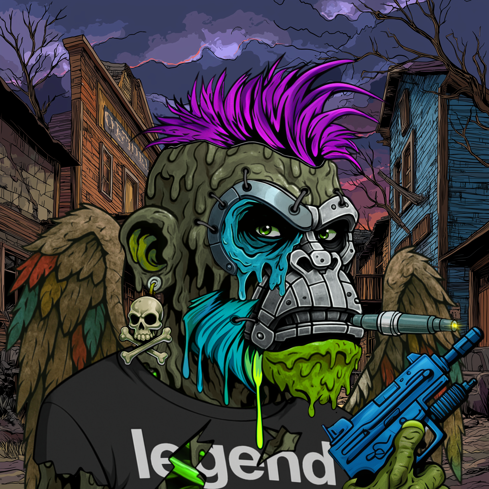 ZMB3YS #2966 NFT artwork