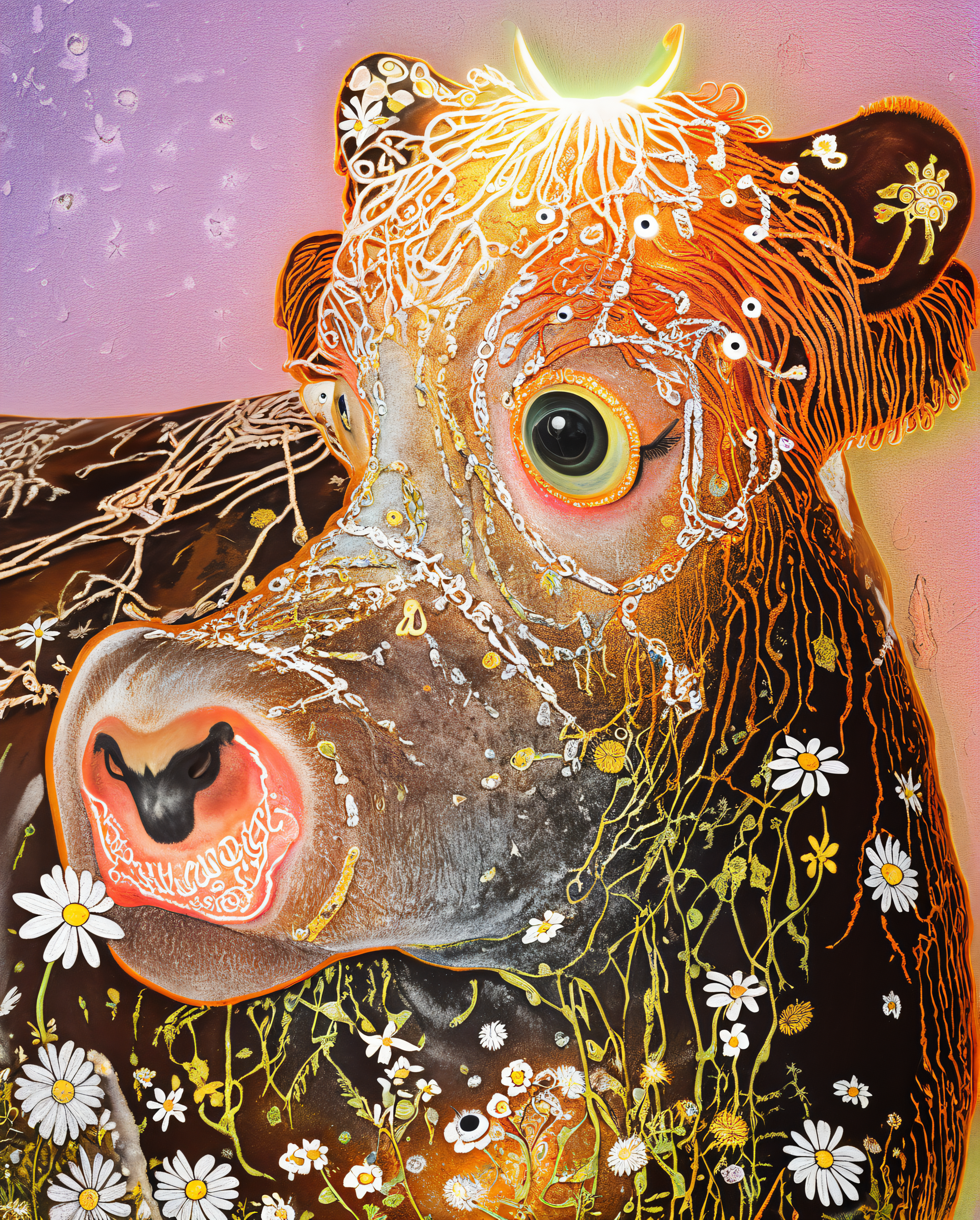 Gàidhealach Bò NFT artwork