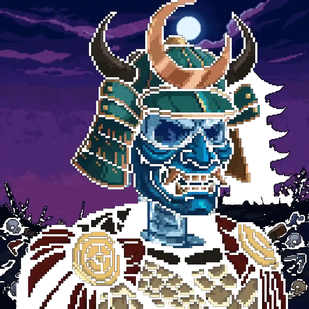 Skeleton #3222 NFT artwork