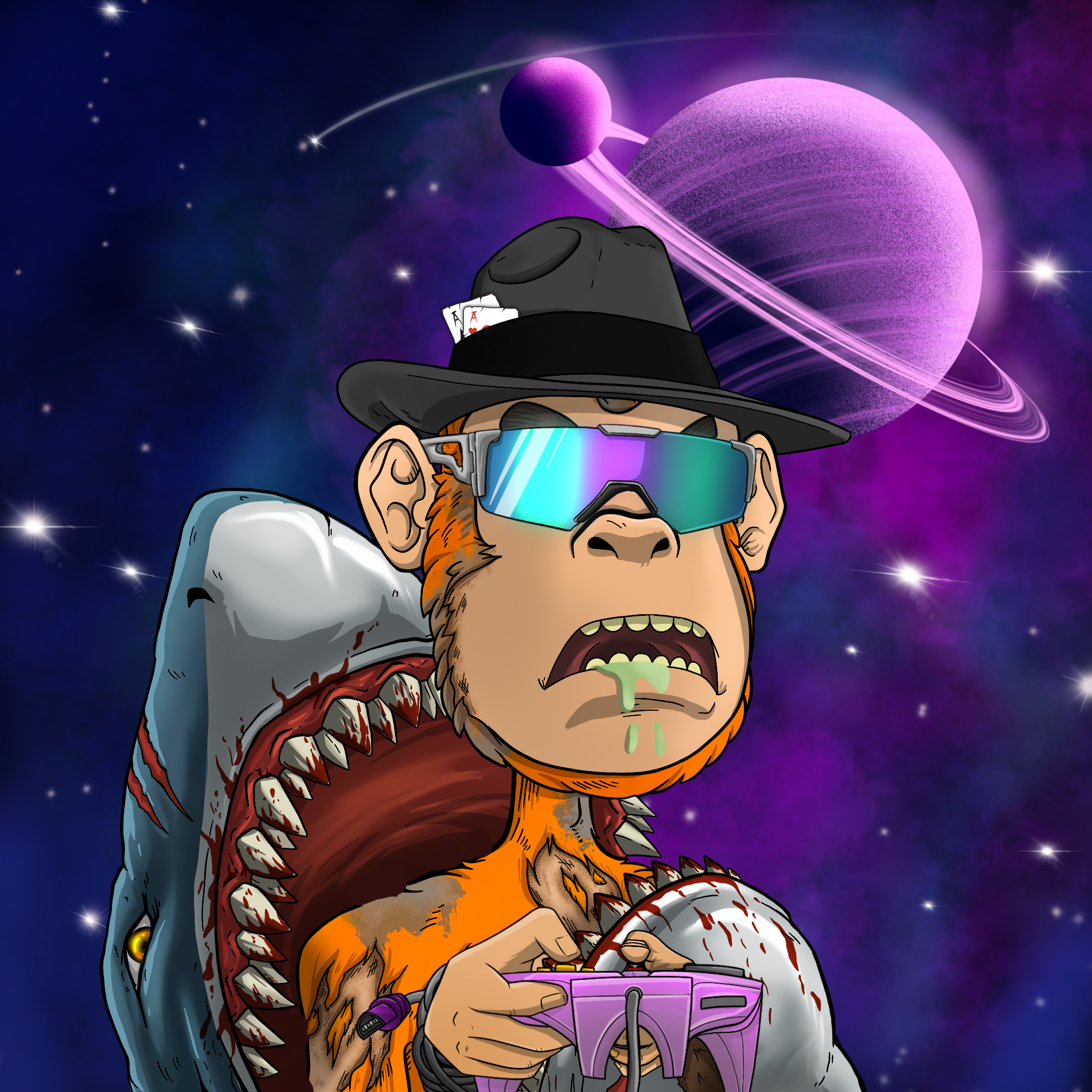 Time Traveling Chimp #2029 NFT artwork