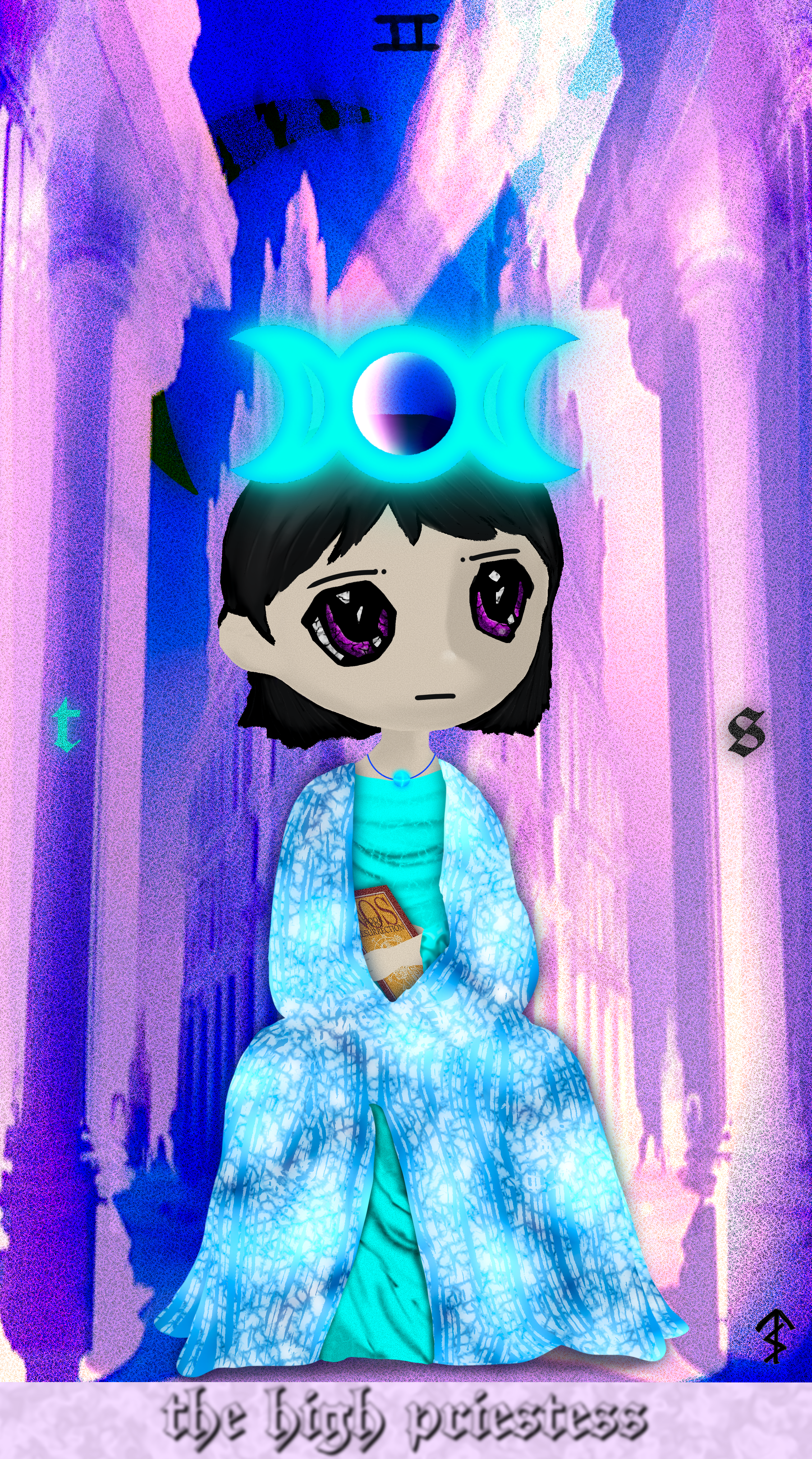 The High Priestess NFT artwork
