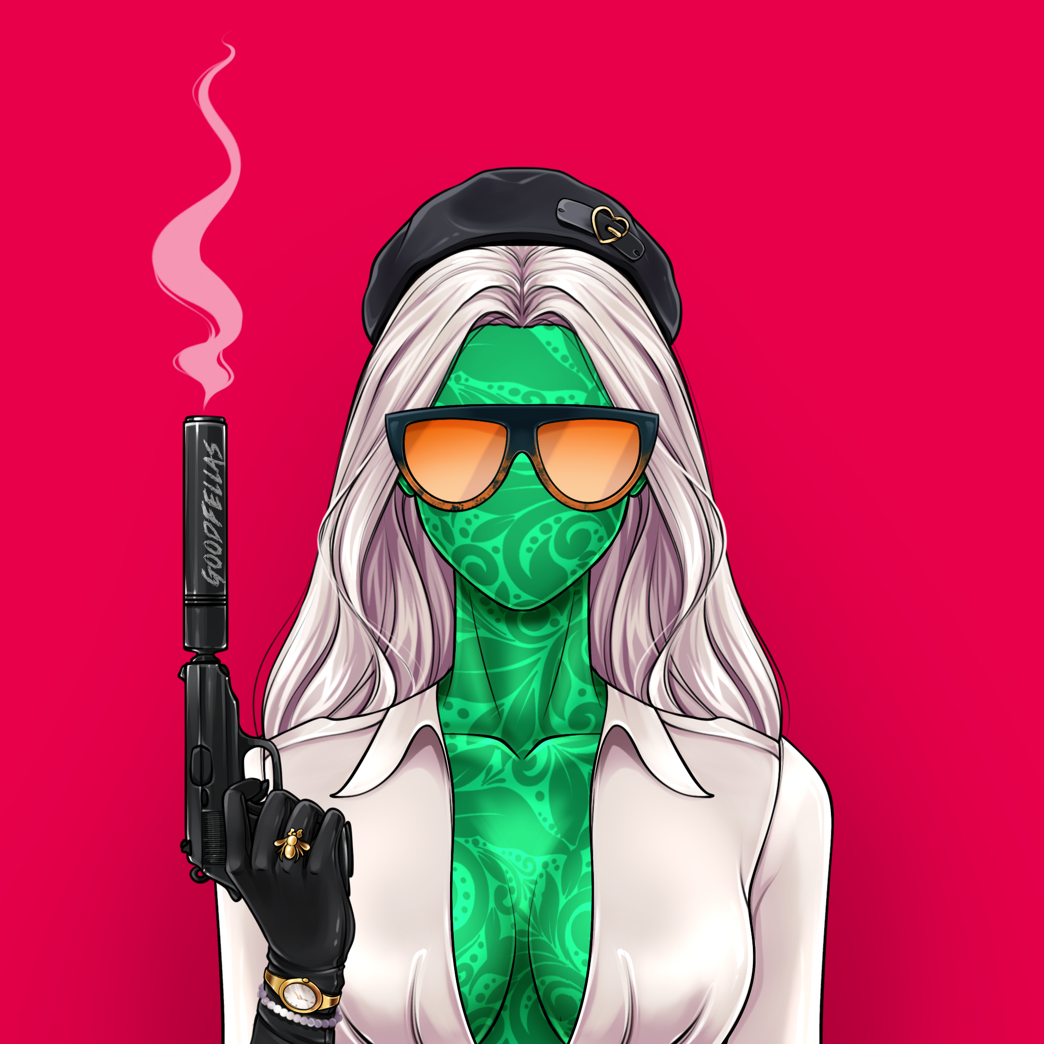 The GoodFellas Siren Syndicate 313 NFT artwork