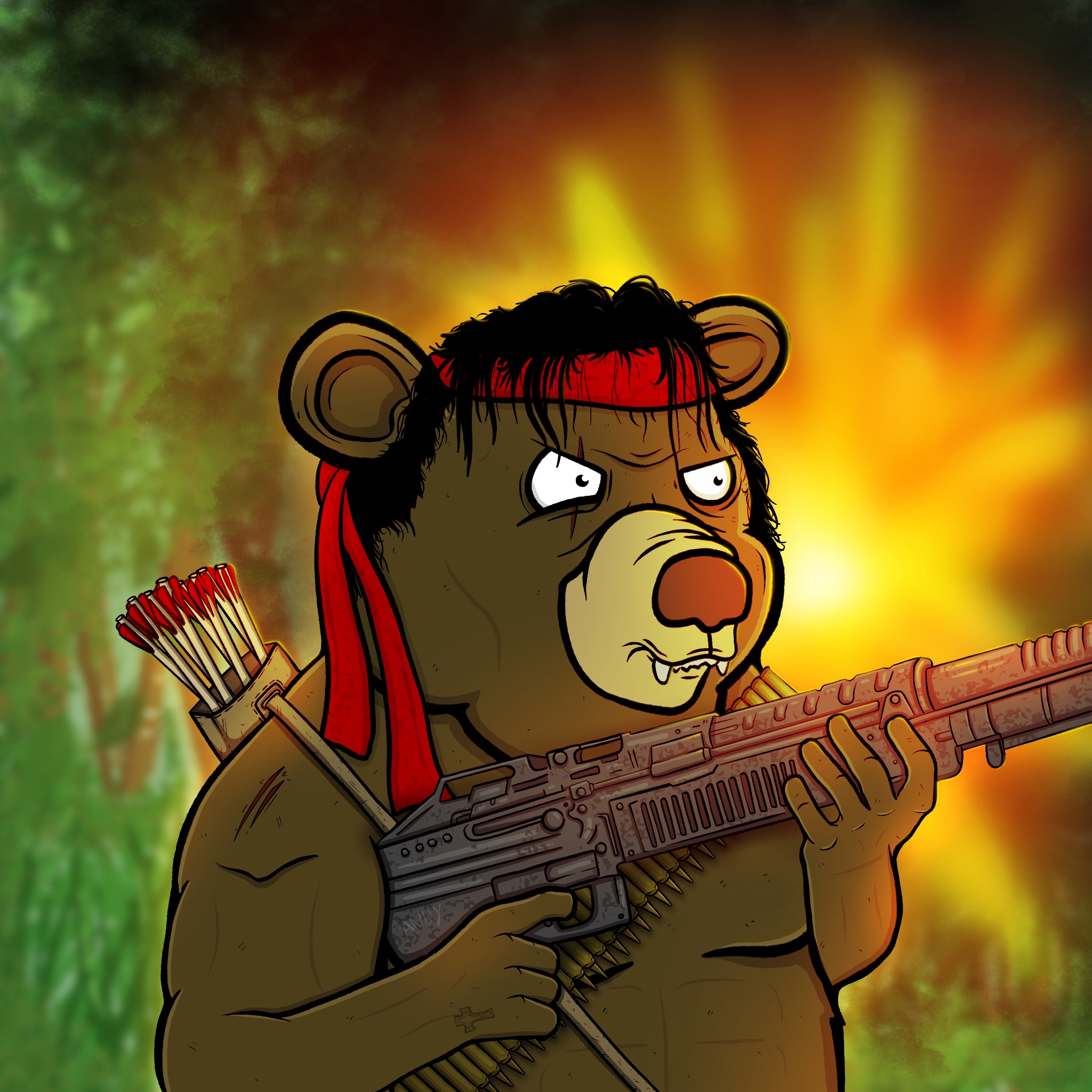 Scarebears?! #3329 NFT artwork