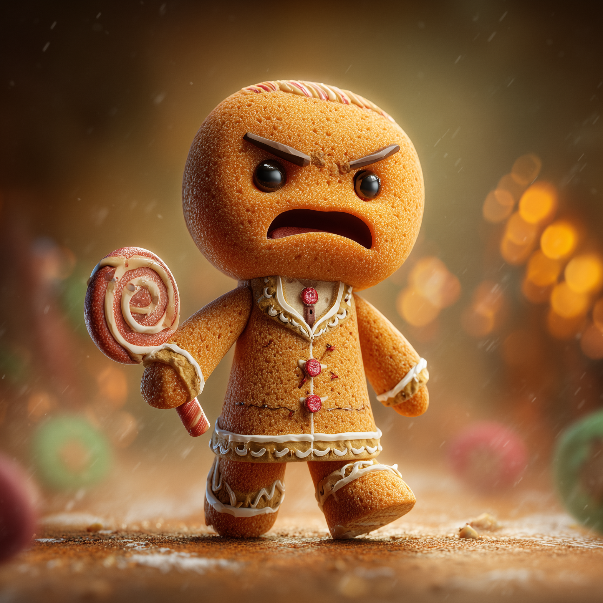 The Gingerbread Man NFT artwork
