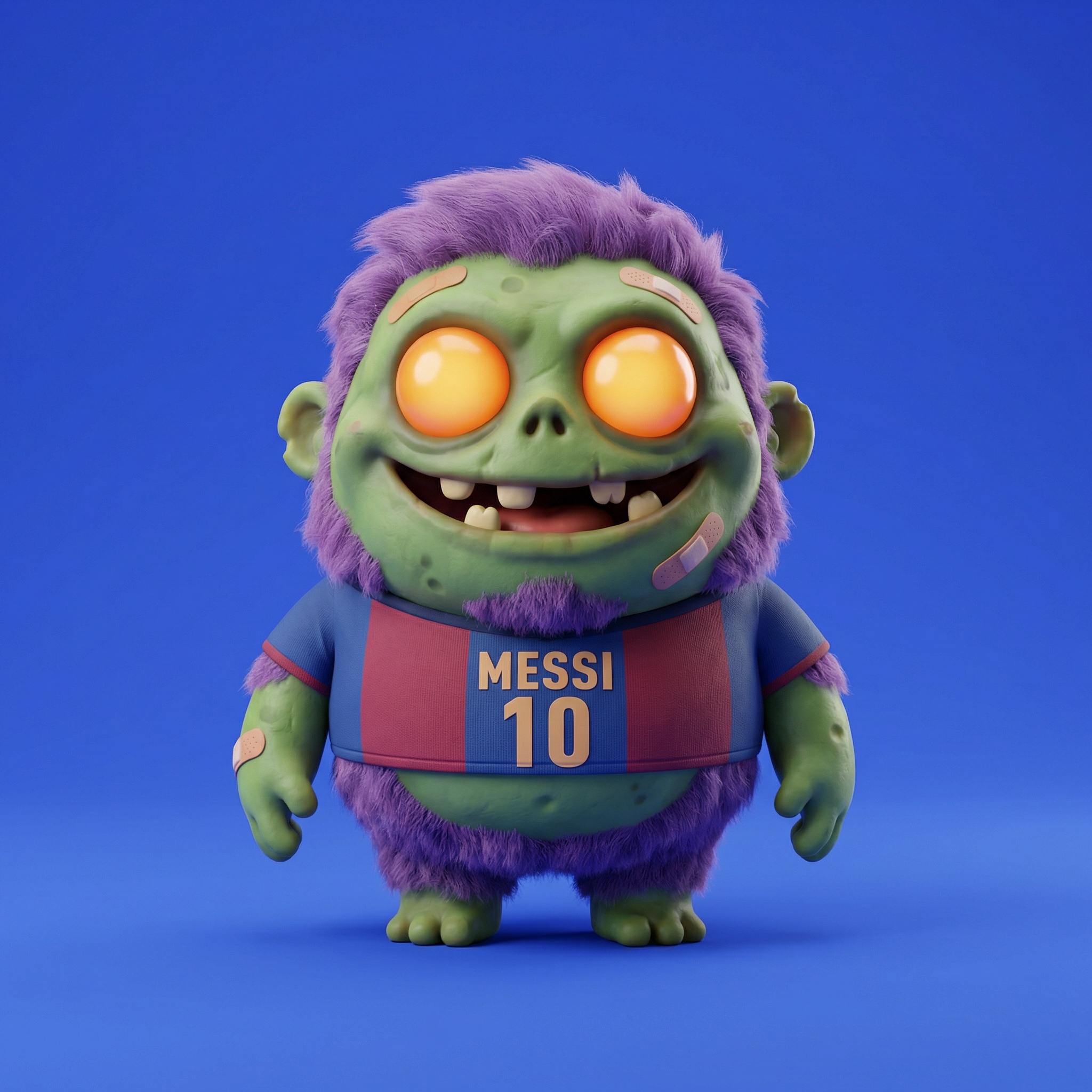 Soccer Zombie #45 NFT artwork