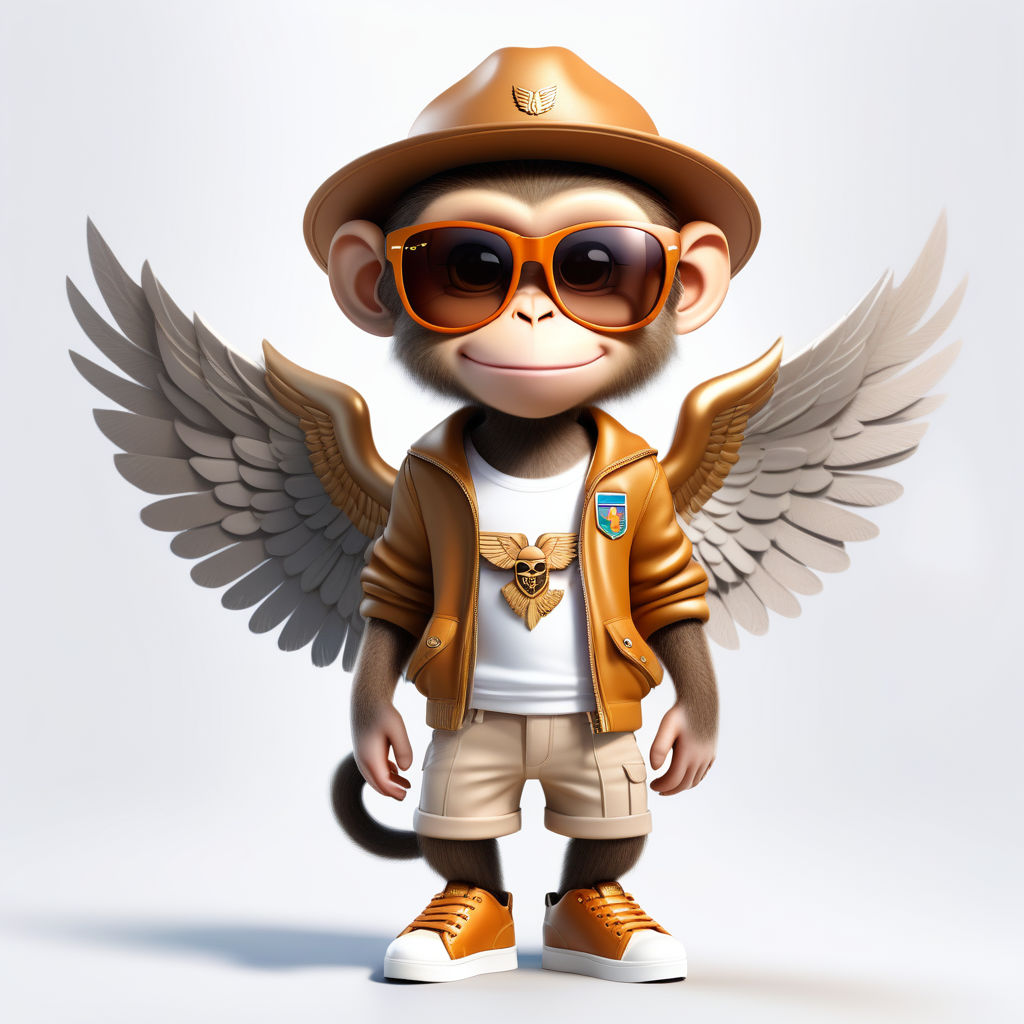 Satoshi monkey #00021 NFT artwork