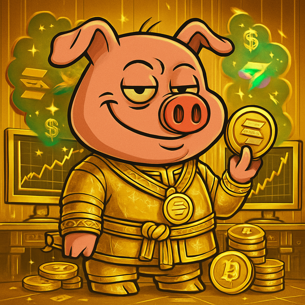 FartPig Golden Gas #36 NFT artwork