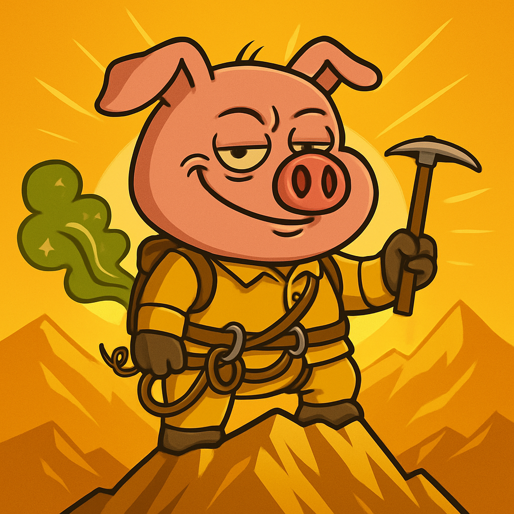 FartPig Golden Gas #21 NFT artwork