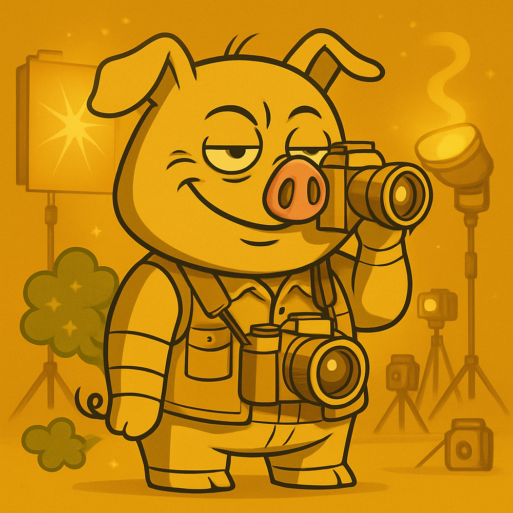 FartPig Golden Gas #24 NFT artwork