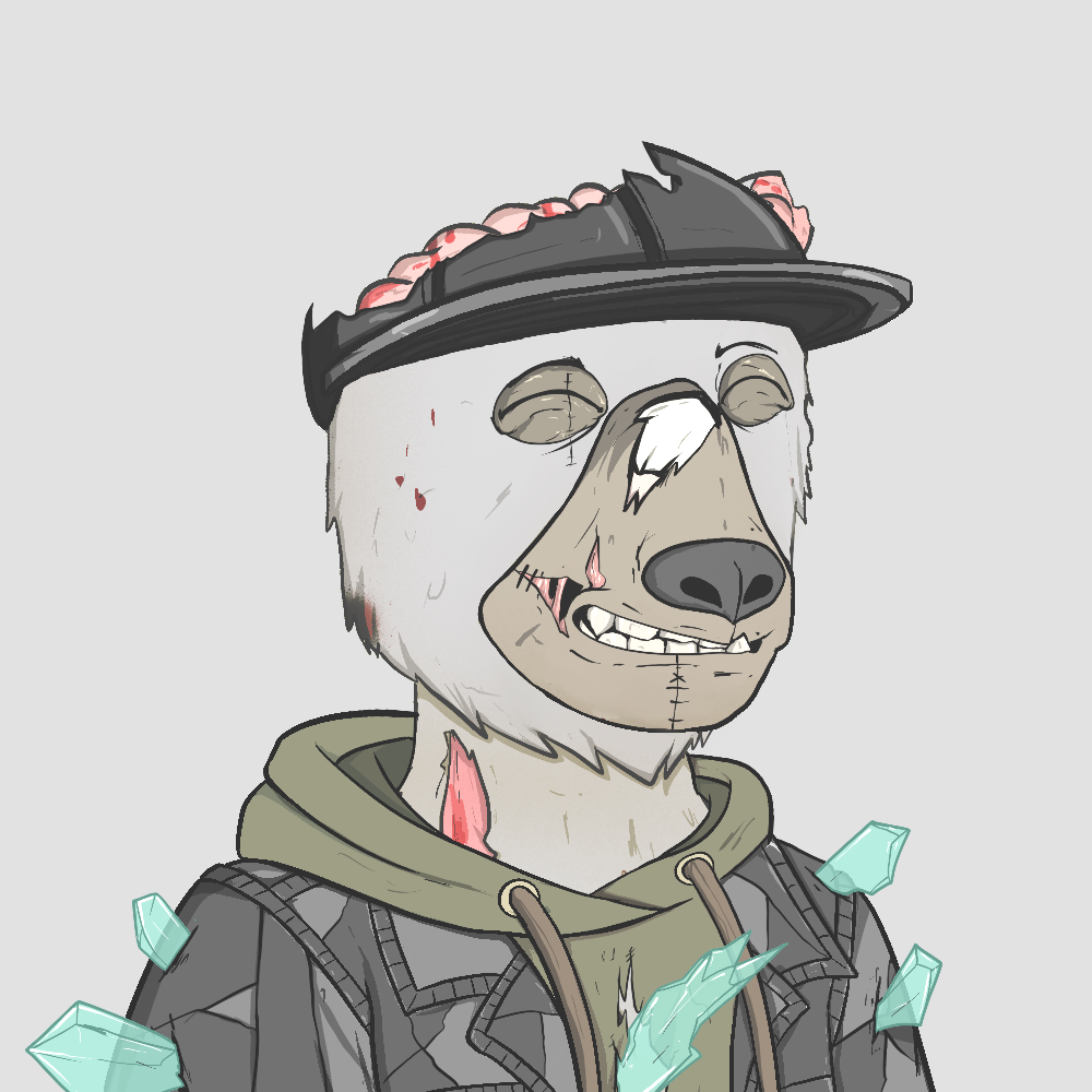 Dead Bear #245 NFT artwork