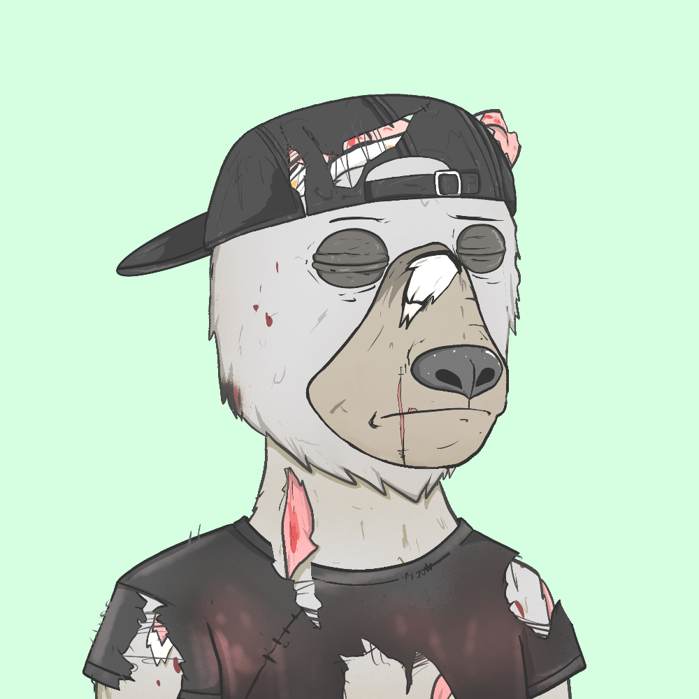 Dead Bear #330 NFT artwork