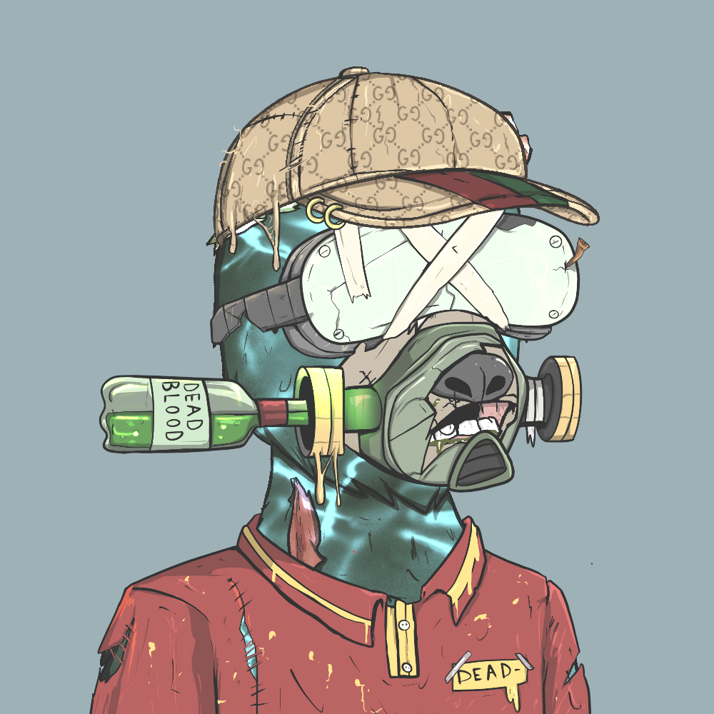 Dead Bear #591 NFT artwork