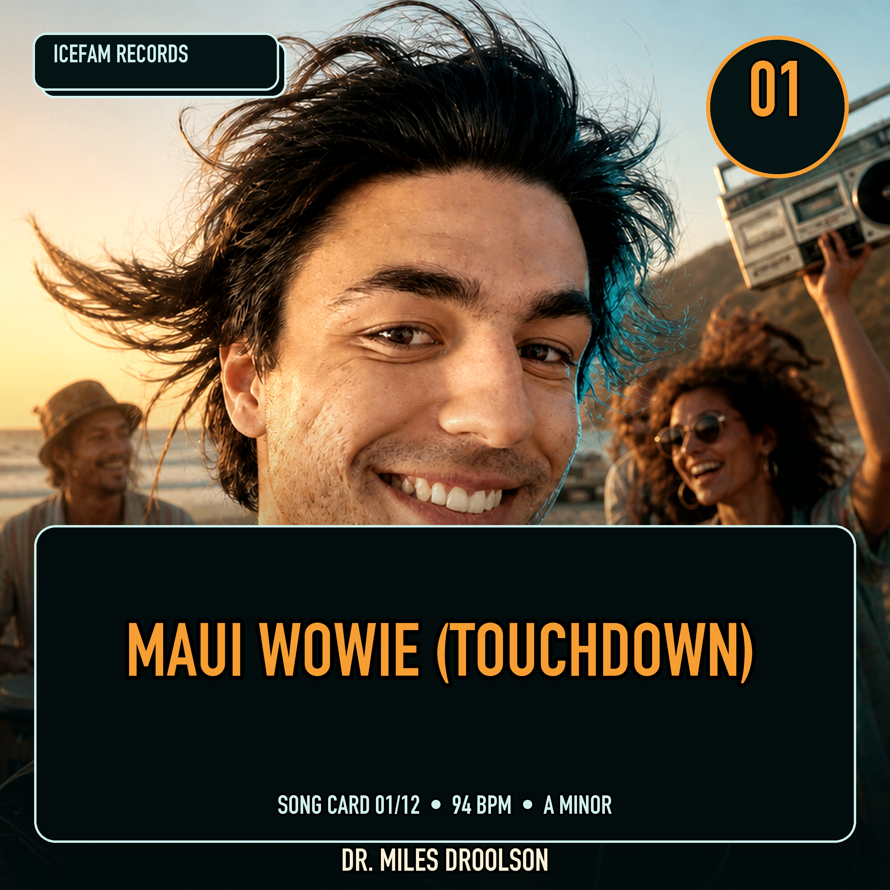 MAUI WOWIE (Touchdown) — Song Card 01/12