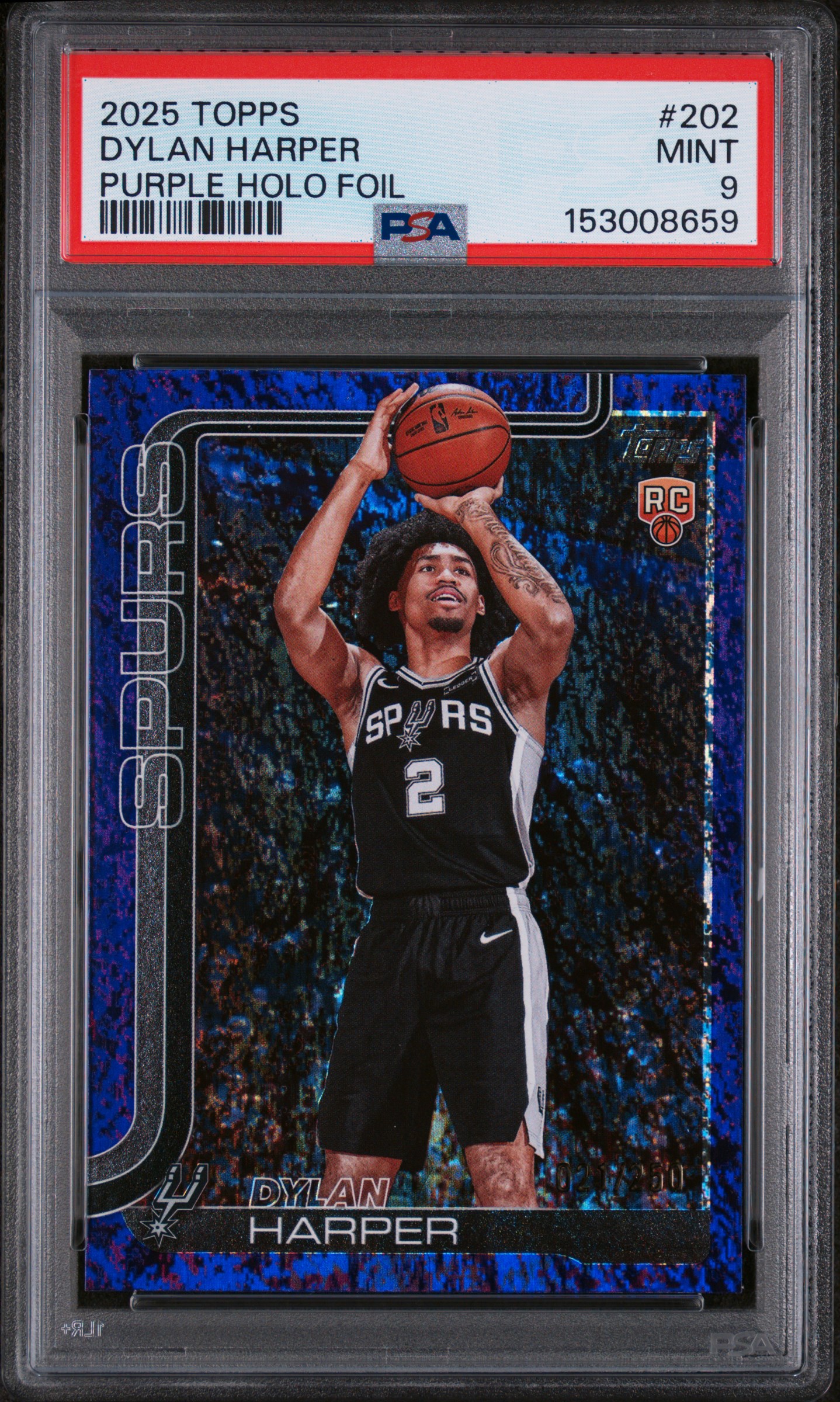 2025 #202 Dylan Harper PSA 9 Top