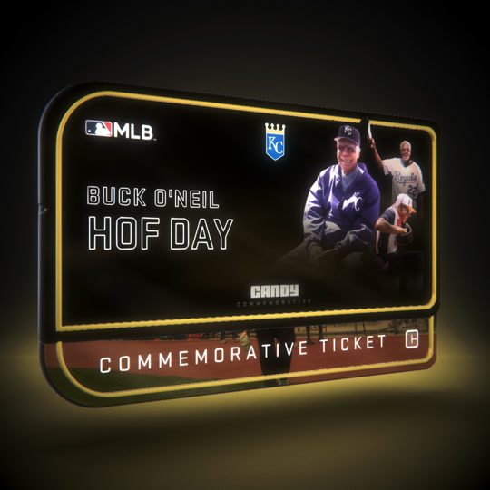 Buck ONeil Hall of Fame Day 86 NFT artwork
