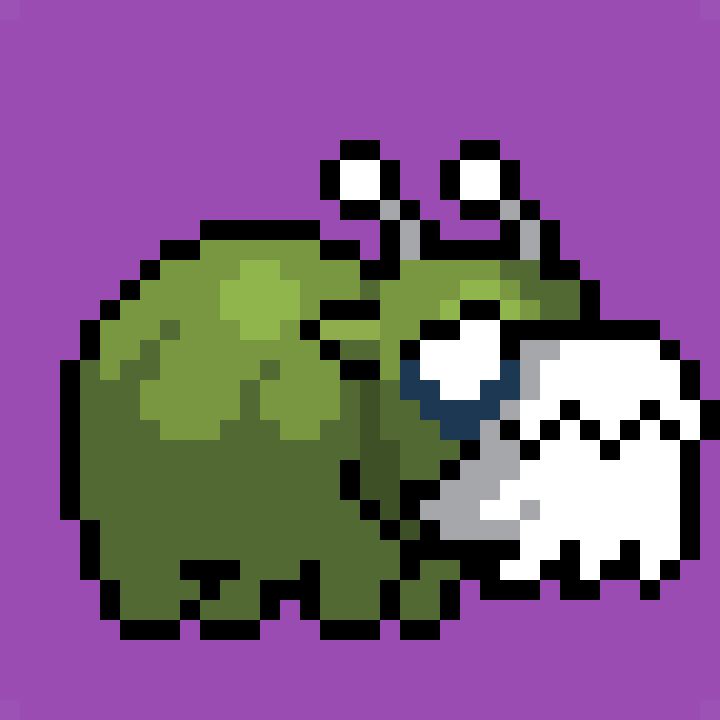 Pixel Moo 404 NFT artwork