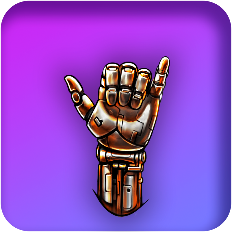 Cyborg Hand NFT artwork