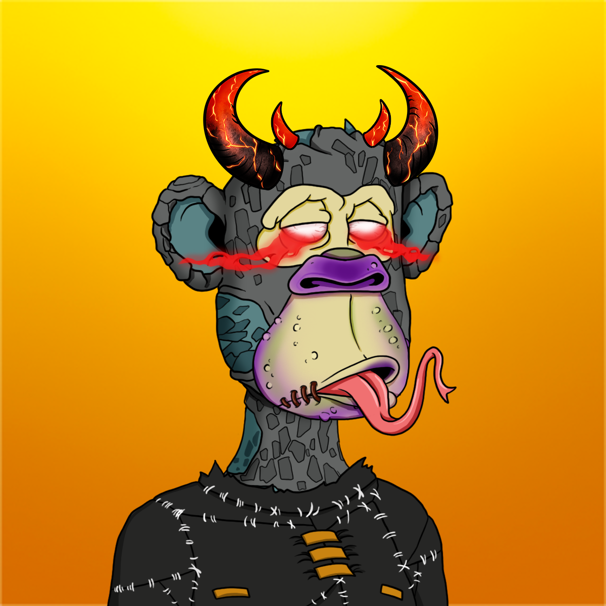 Mutant Ugly Ape Squad #1301 NFT artwork