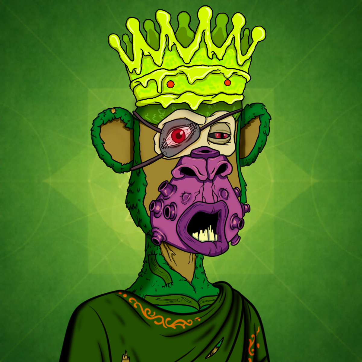 Mutant Ugly Ape Squad #2218 NFT artwork
