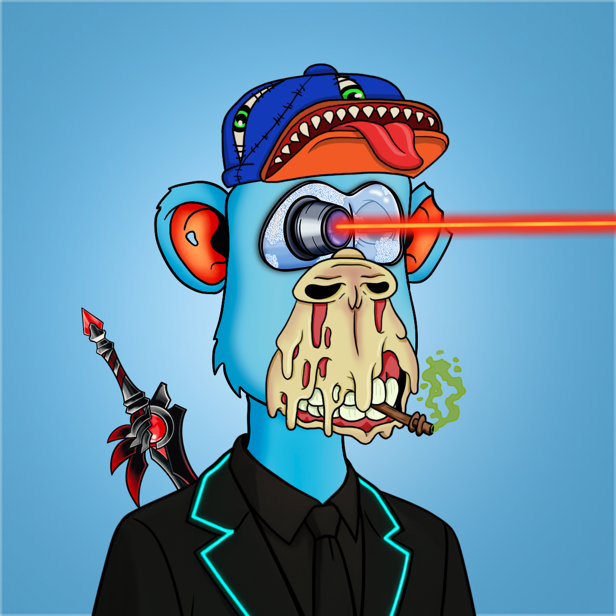 Mutant Ugly Ape Squad #384 NFT artwork