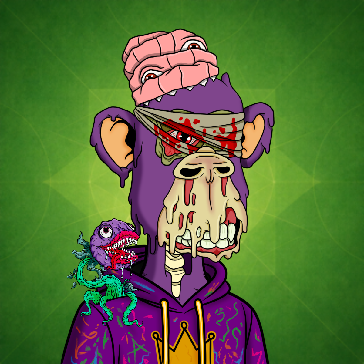 Mutant Ugly Ape Squad #429 NFT artwork