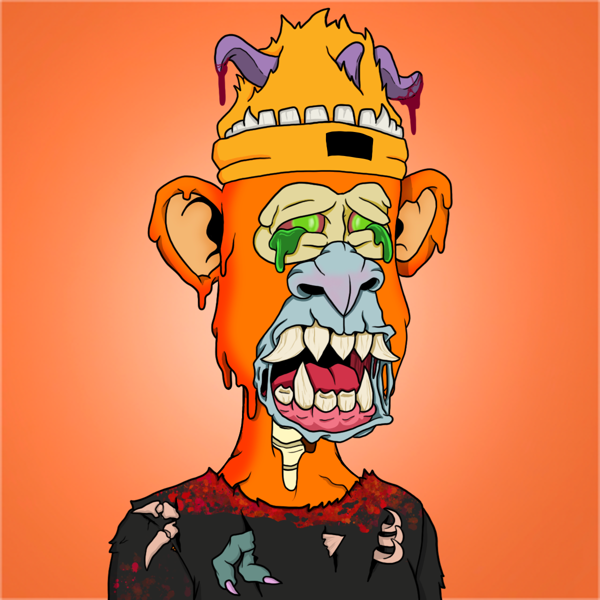 Mutant Ugly Ape Squad #740 NFT artwork