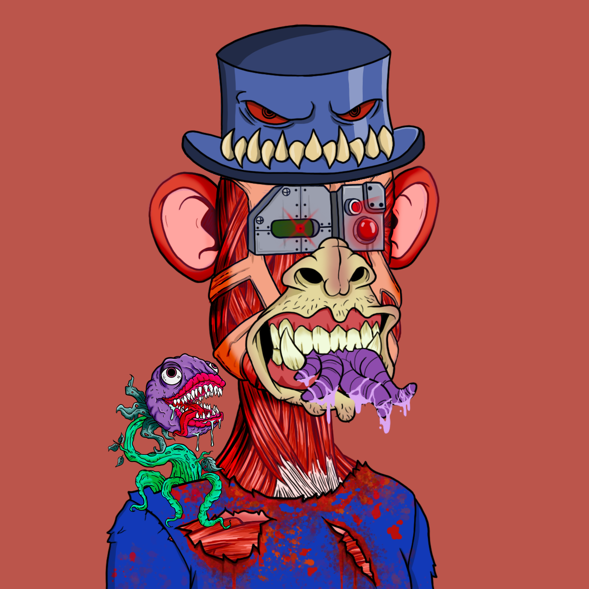 Mutant Ugly Ape Squad #830 NFT artwork