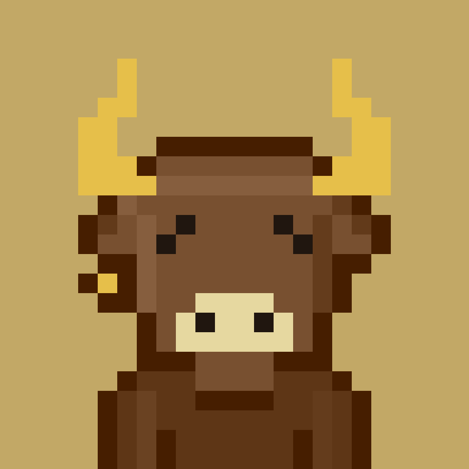 Bulltoshi #1603 NFT artwork